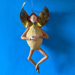 Vintage Patience Brewster Department 56 Tutti Frutti Lemon Fruit Fairy Ornament